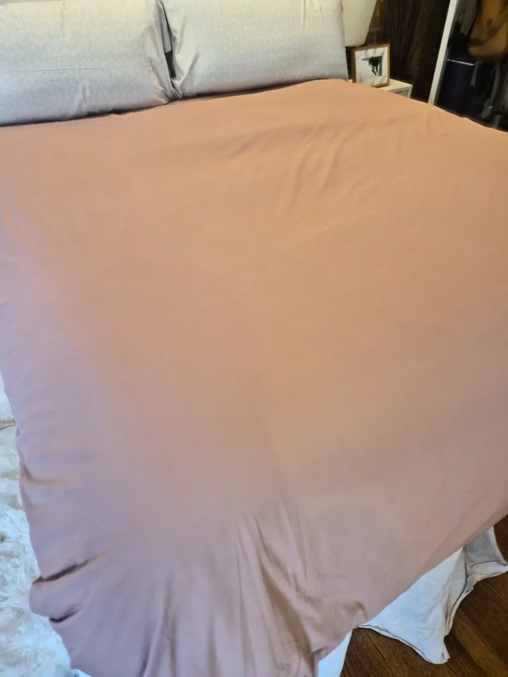 Parachute Percale Duvet Cover -  King/Cal King – Clay – New Without Tags